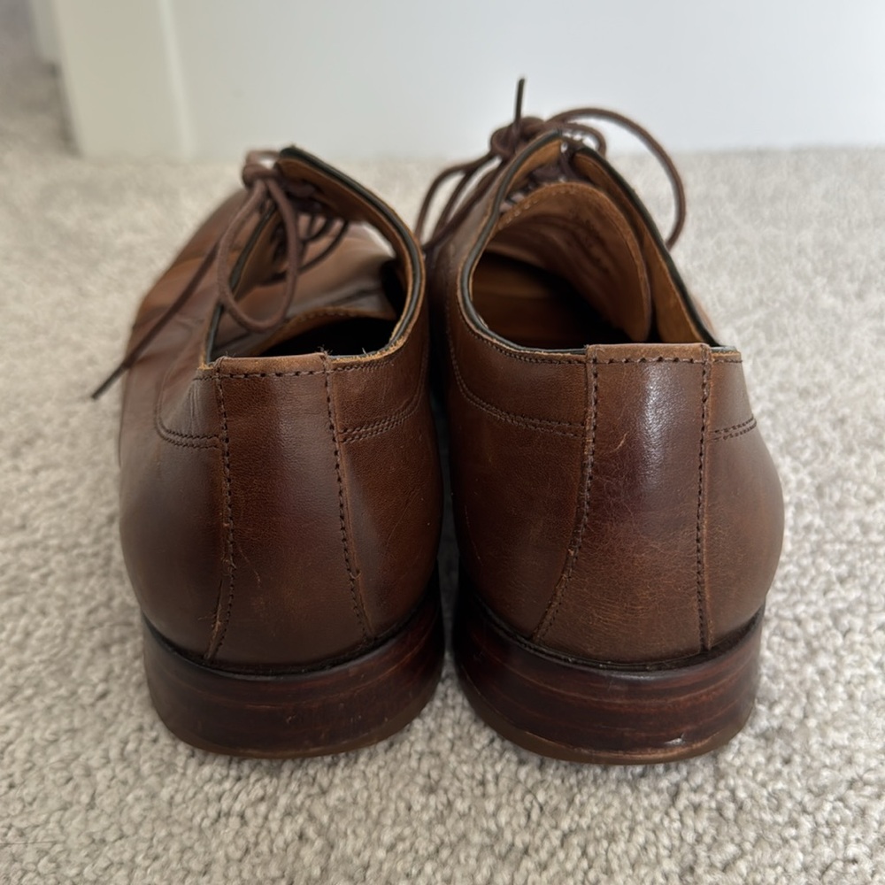 Johnston & Murphy Brown Leather Men's Dress Shoes - Size 9 - Picture 4 of 7